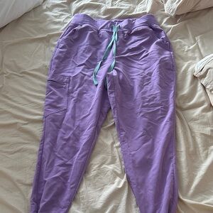 Figs Lavender High Waisted Zamora Jogger